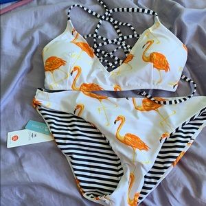 Flamingo bathing suit